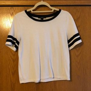 White Crop T-shirt